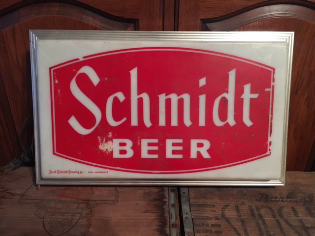 Schmidt-Beer-Lighted-Sign4 - Breweriana Aficionado