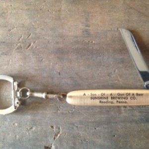 sunshine beer son of a gun pocket knife