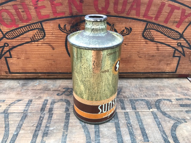 Sunshine Beer J-Spout Cone Top Can