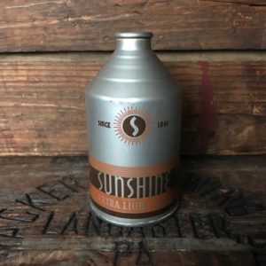 Sunshine Extra Light Beer Crowntainer