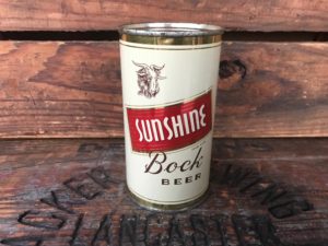 sunshine bock beer flat top can