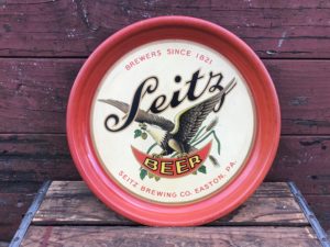 Seitz beer eagle tray Seitz brewing company Easton