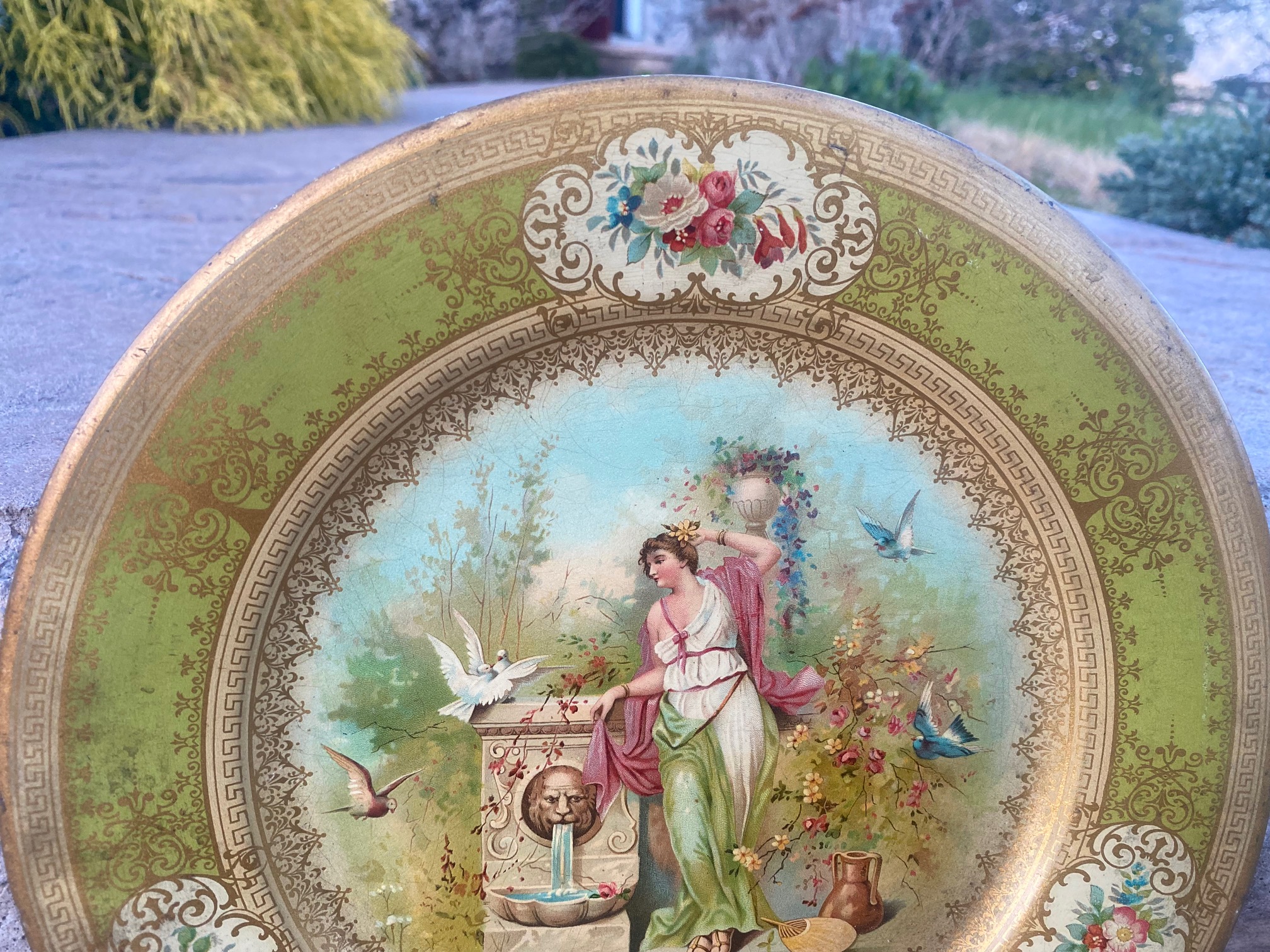 Kaiers Bottled Beer Vienna Venetian Art Plate Meek Beach Company Coshockton