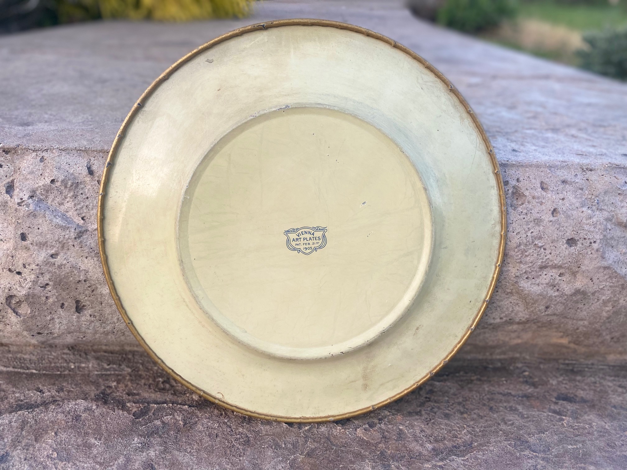 Kaiers Bottled Beer Vienna Venetian Art Plate Meek Beach Company Coshockton