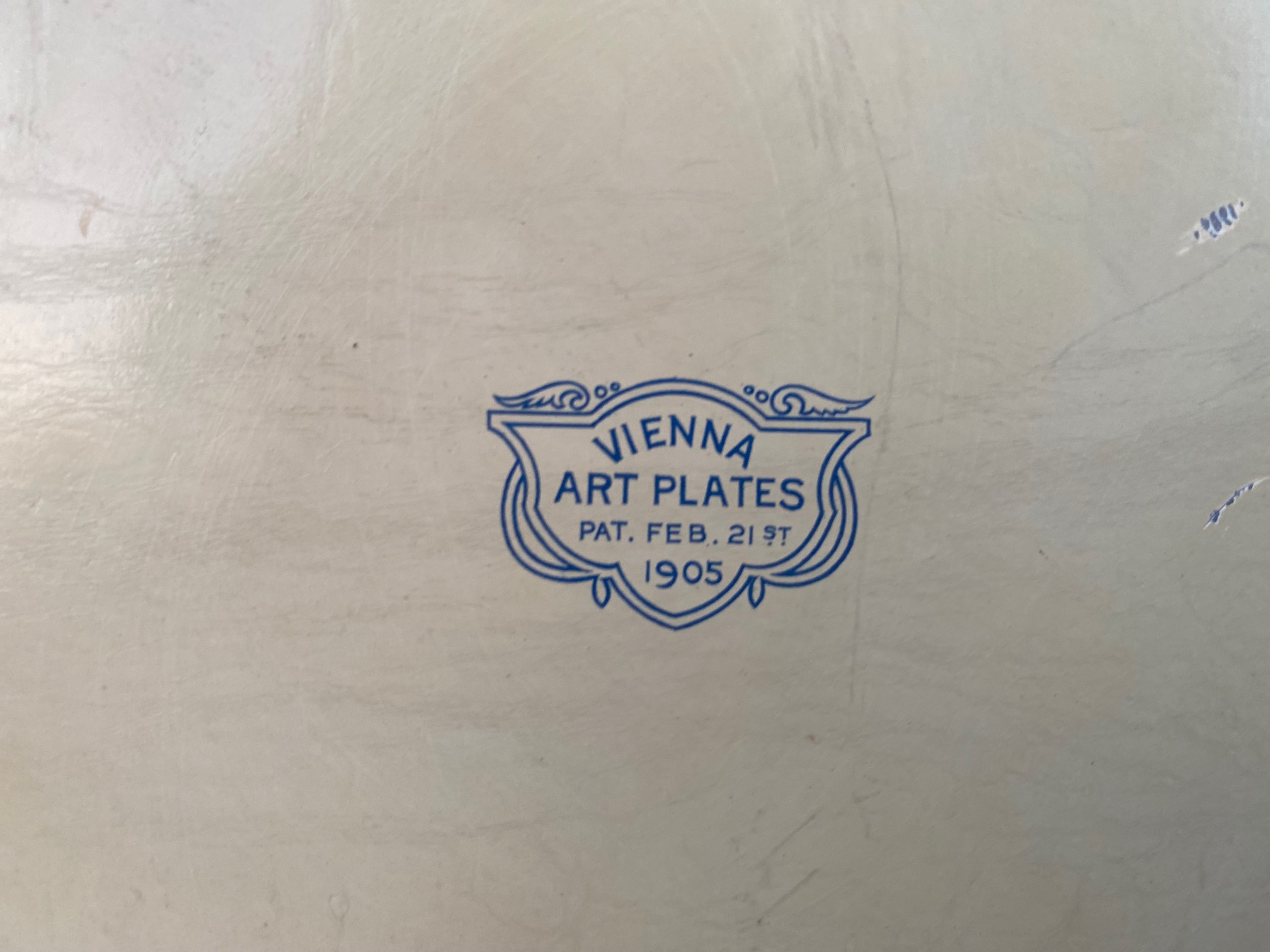 Vienna Venetian Art Plate Meek Beach Company Coshockton