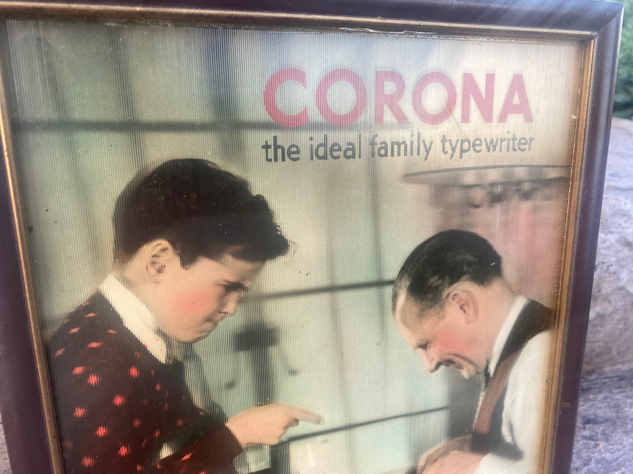 corona typewriter sign Perser Corporation depth-o-graph
